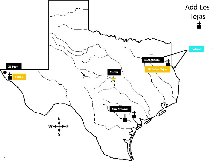 Add Los Tejas Sabine Nacogdoches El Paso Austin Ysleta San Antonio SF de los Add Los Tejas Sabine Nacogdoches El Paso Austin Ysleta San Antonio SF de los