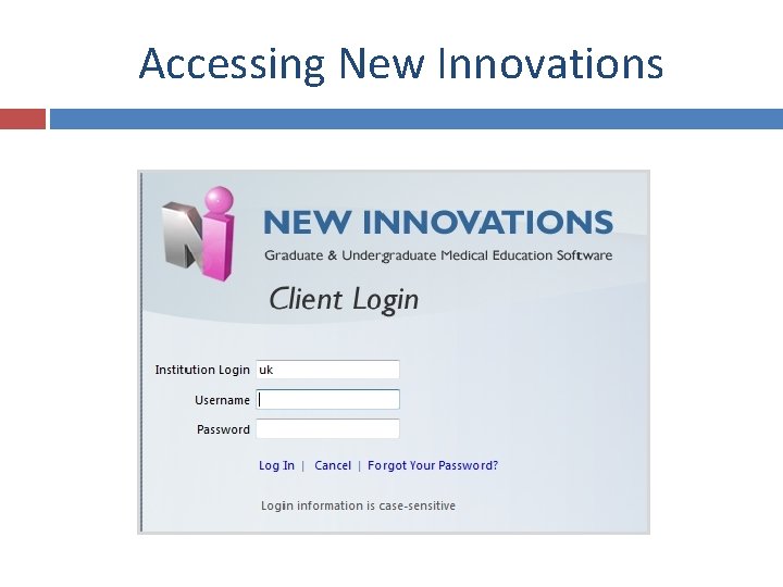 Accessing New Innovations 