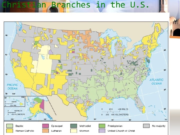 Christian Branches in the U. S. 
