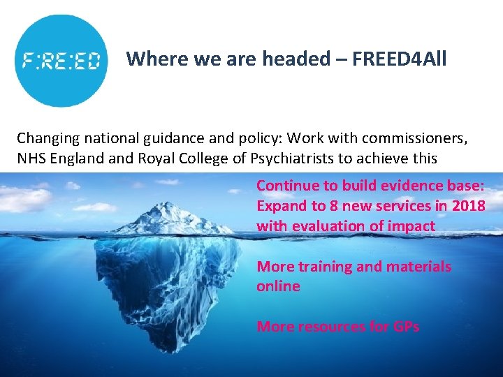 Where we are headed – FREED 4 All Changing national guidance and policy: Work Where we are headed – FREED 4 All Changing national guidance and policy: Work