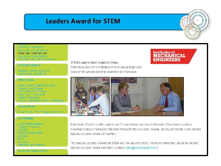 Leaders Award for STEM 