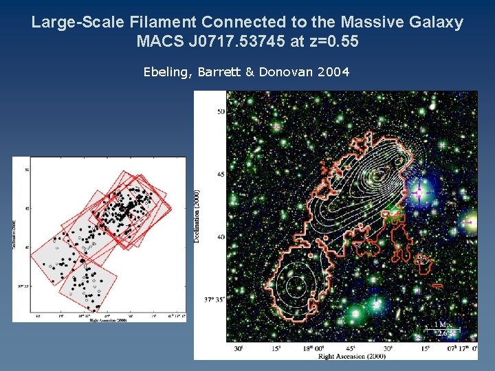 Large-Scale Filament Connected to the Massive Galaxy MACS J 0717. 53745 at z=0. 55