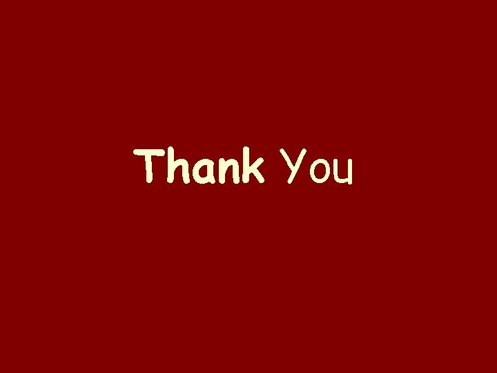 Thank You 