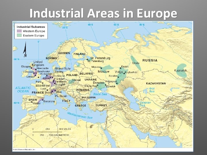 Industrial Areas in Europe 