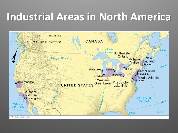 Industrial Areas in North America 
