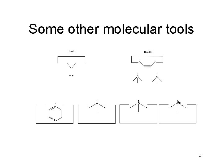 Some other molecular tools 41 