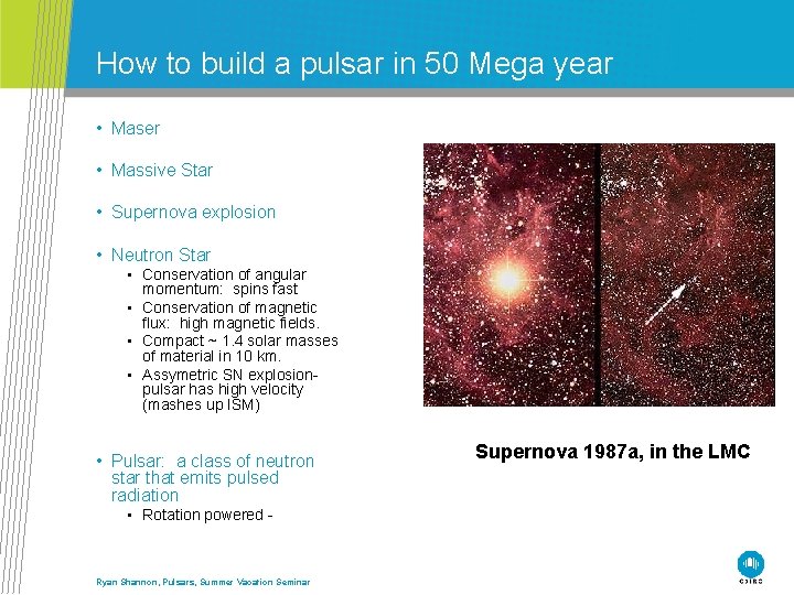 How to build a pulsar in 50 Mega year • Maser • Massive Star