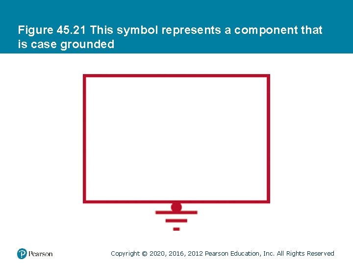 Figure 45. 21 This symbol represents a component that is case grounded Copyright ©