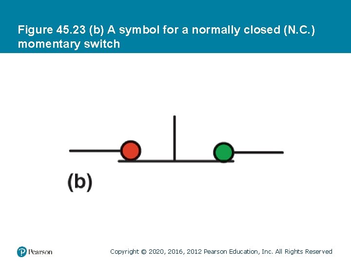 Figure 45. 23 (b) A symbol for a normally closed (N. C. ) momentary
