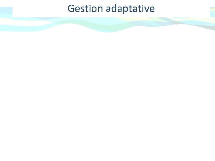 Gestion adaptative Adaptive Management 2 