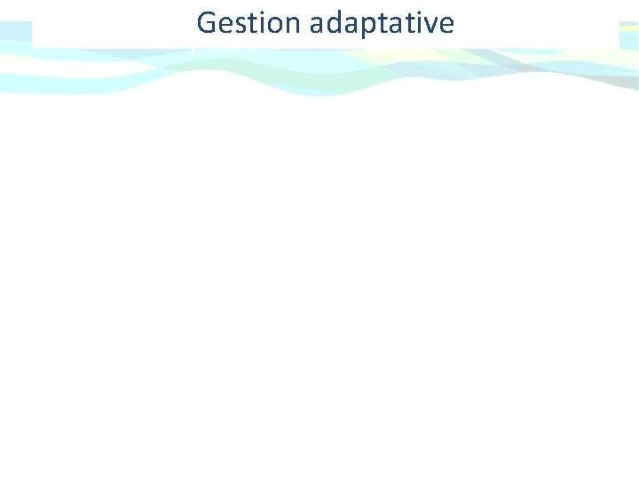 Gestion adaptative Adaptive Management 3 