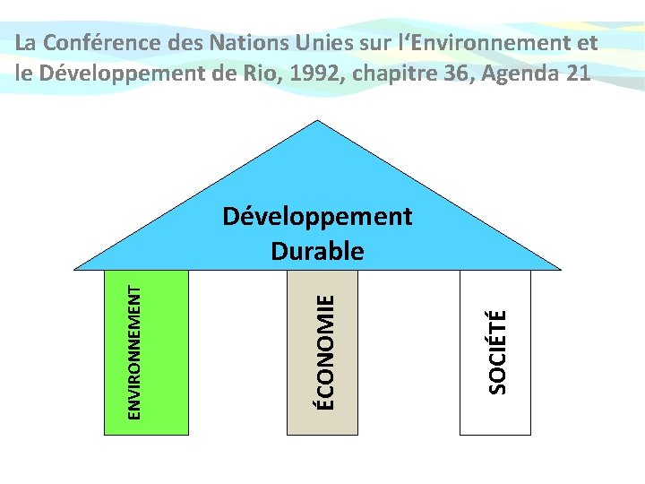 La Conférence des Nations Unies sur l‘Environnement et le Développement de Rio, 1992, chapitre