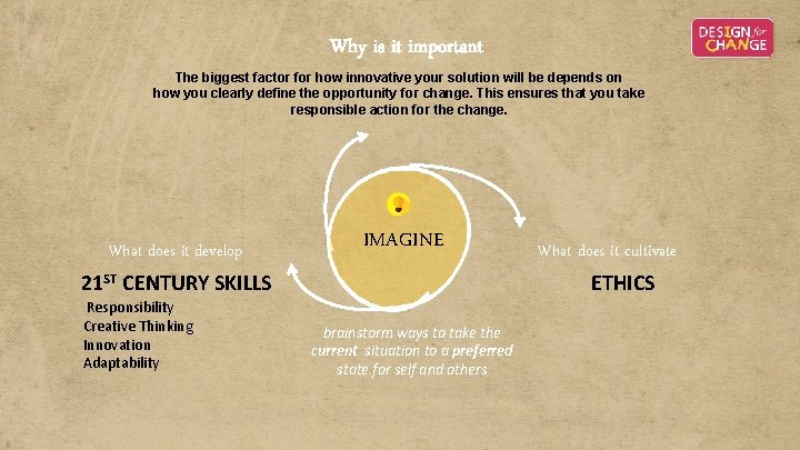 Why is it important The biggest factor for how innovative your solution will be Why is it important The biggest factor for how innovative your solution will be