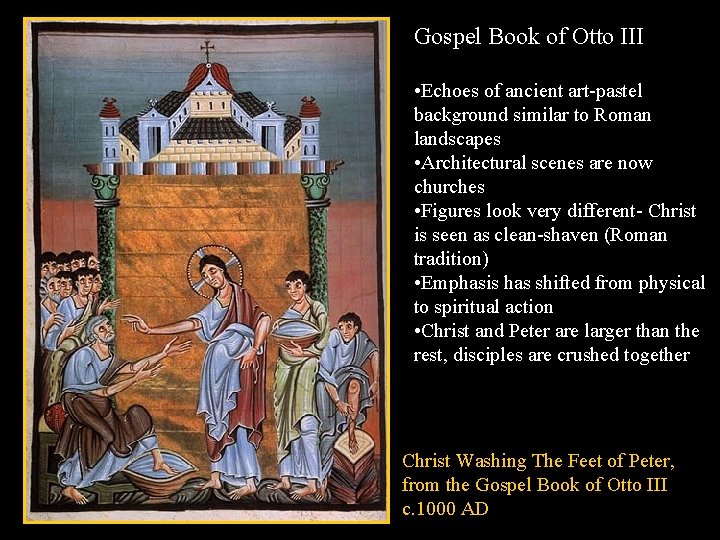 Gospel Book of Otto III • Echoes of ancient art-pastel background similar to Roman