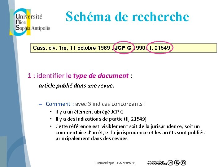 Schéma de recherche Cass. civ. 1 re, 11 octobre 1989 , JCP G 1990,