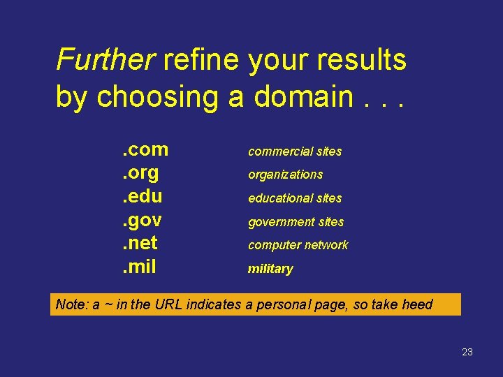 Further refine your results by choosing a domain. . com. org. edu. gov. net. Further refine your results by choosing a domain. . com. org. edu. gov. net.