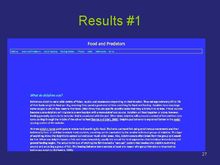Results #1 27 Results #1 27