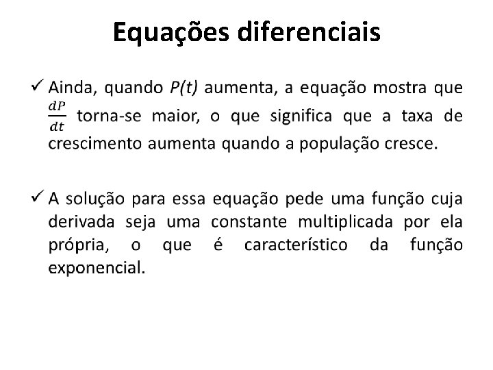 Equações diferenciais • 