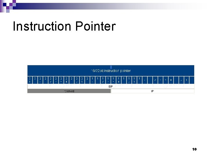 Instruction Pointer 10 