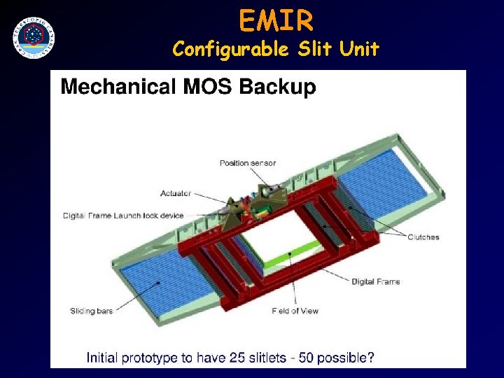 EMIR Configurable Slit Unit 