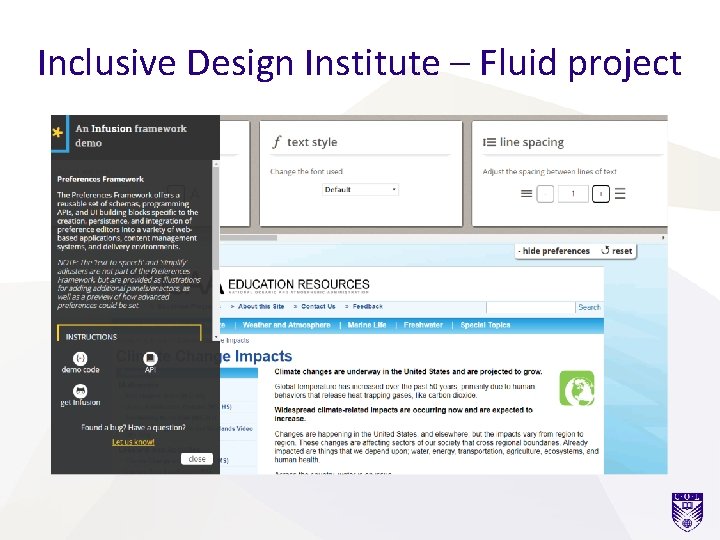 Inclusive Design Institute – Fluid project 