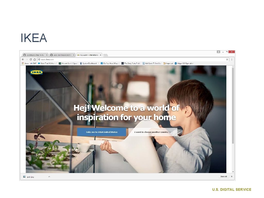 IKEA U. S. DIGITAL SERVICE 