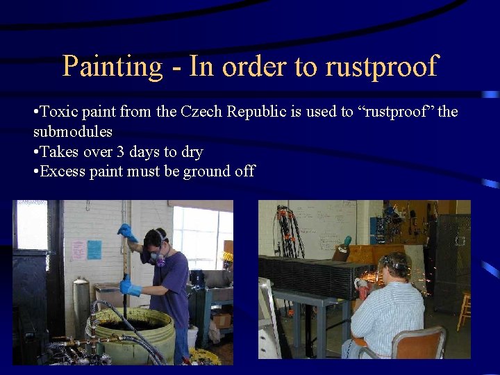 Painting - In order to rustproof • Toxic paint from the Czech Republic is