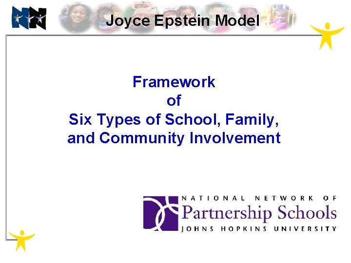 Joyce Epstein Model Framework of Six Types of School, Family, and Community Involvement 