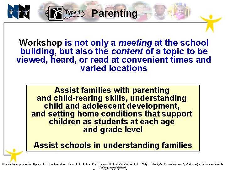 Type 1 Parenting Workshop is not only a meeting at the school building, but