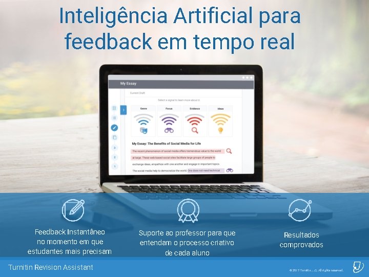 Inteligência Artificial para feedback em tempo real Feedback Instantâneo no momento em que estudantes