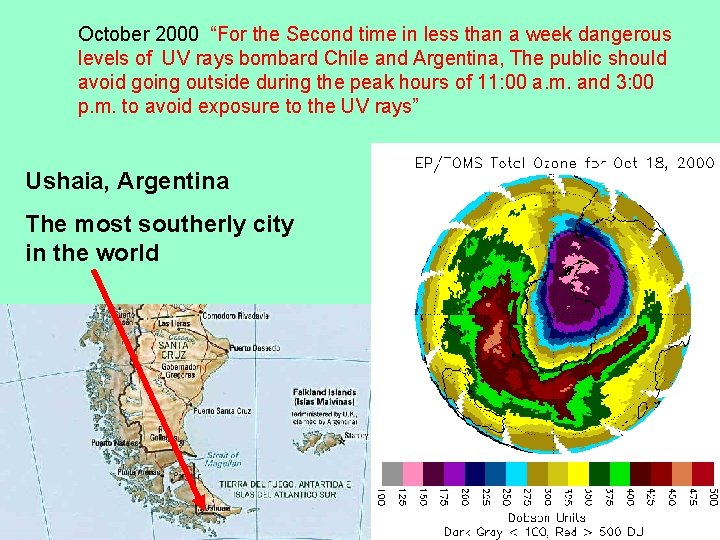 October 2000 “For the Second time in less than a week dangerous levels of