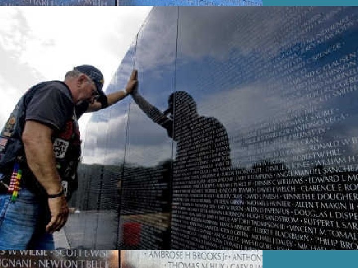 The Vietnam Memorial was erected in Washington D. C. 