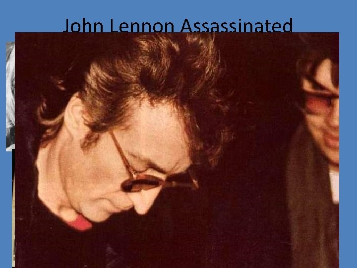 John Lennon Assassinated Mark David Chapman 
