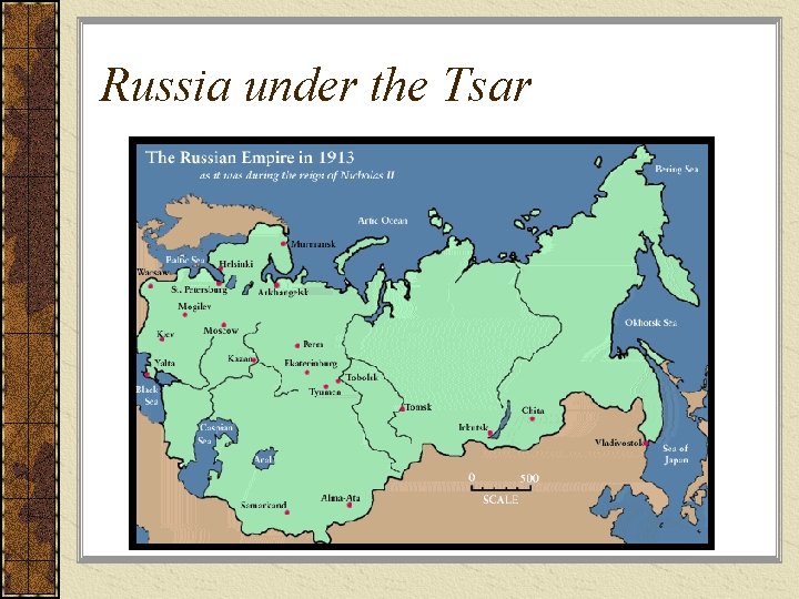 Russia under the Tsar 