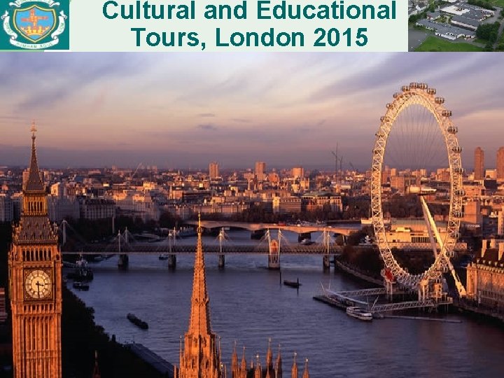Cultural and Educational Tours, London 2015 