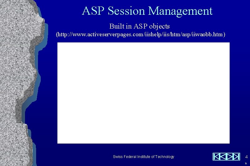 ASP: Built in Objects ASP Session Management Built in ASP objects (http: //www. activeserverpages.