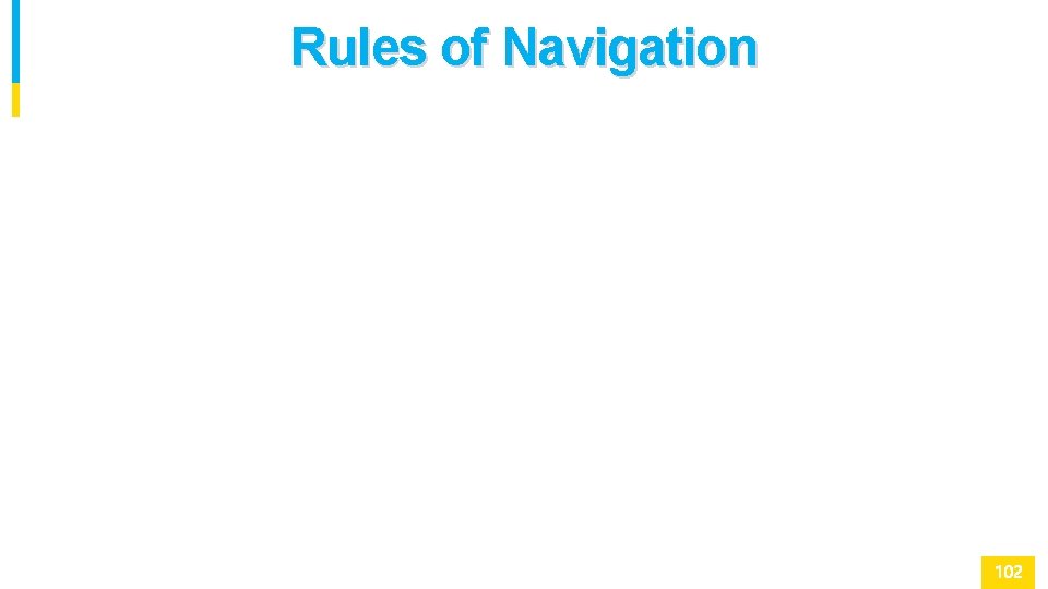Rules of Navigation 