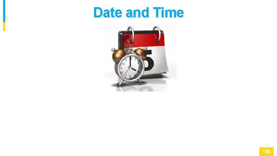 Date and Time 