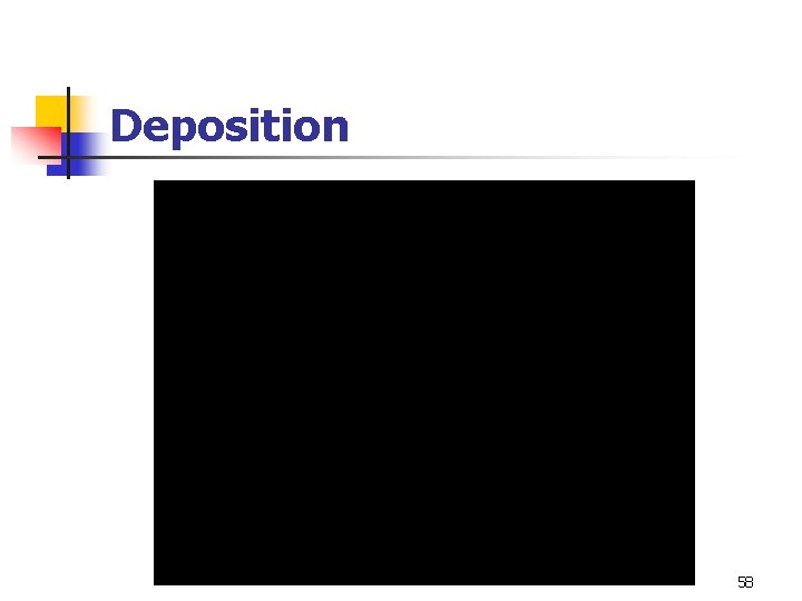 Deposition 58 