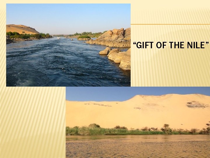 “GIFT OF THE NILE” 