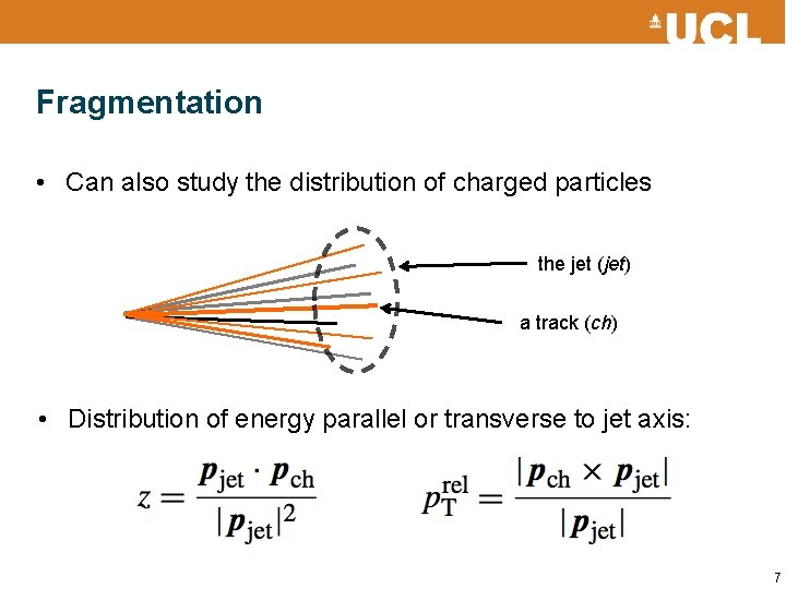 P Jet Unit Internal structure of high p T jets at