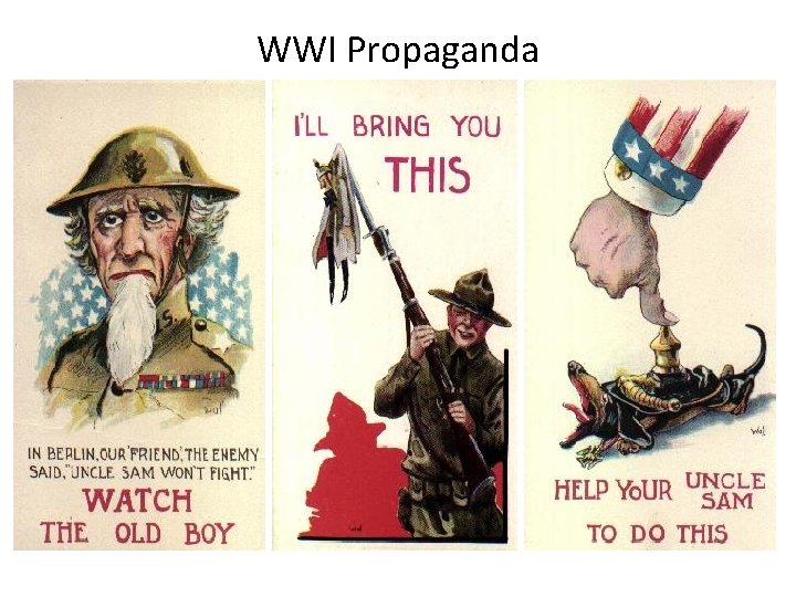 WWI Propaganda 