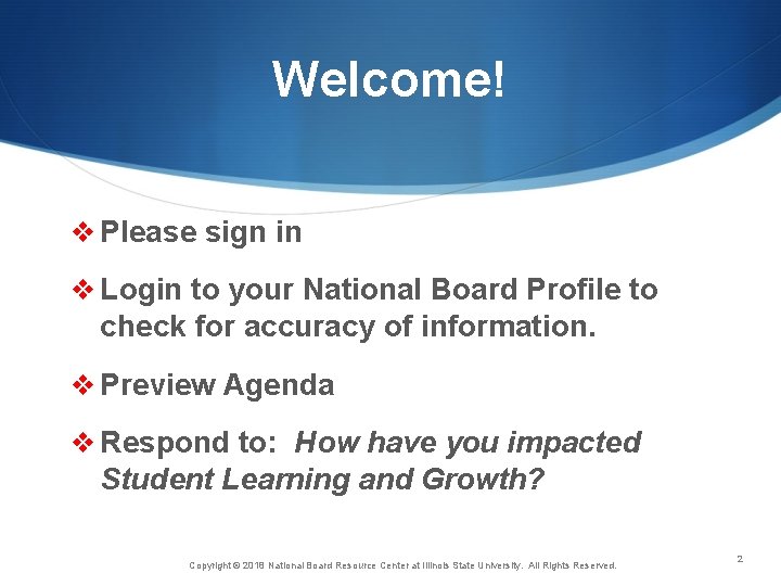 Welcome! v Please sign in v Login to your National Board Profile to check