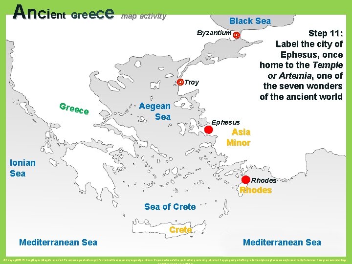 A n c i en t G ree c e map activity Black Sea