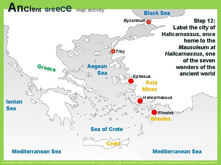 A n c i en t G ree c e map activity Black Sea