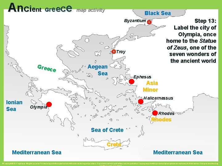 A n c i en t G ree c e map activity Black Sea