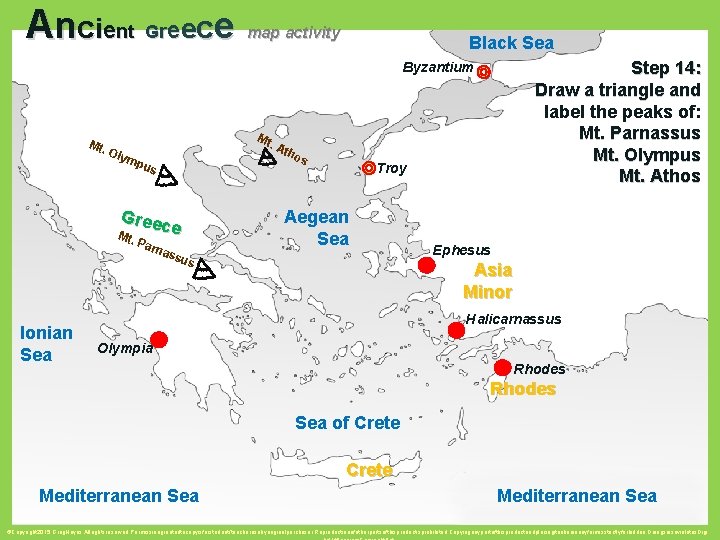 A n c i en t G ree c e map activity Black Sea