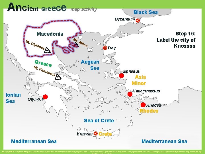 A n c i en t G ree c e map activity Black Sea