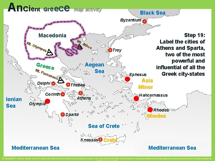 A n c i en t G ree c e map activity Black Sea