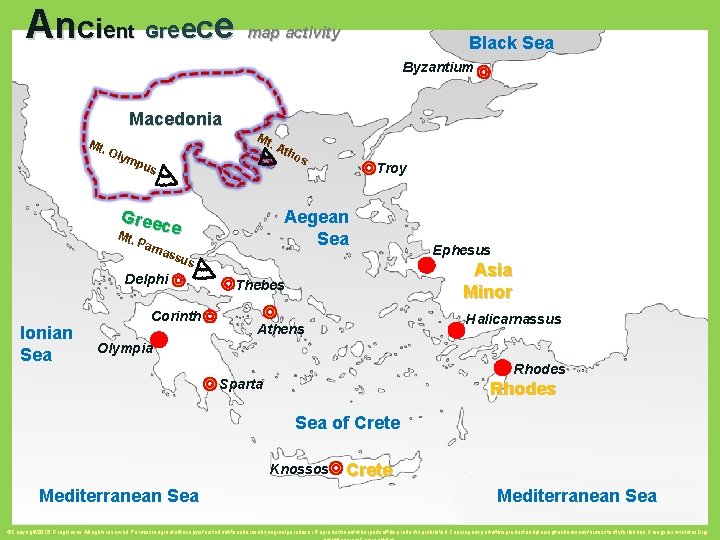 A n c i en t G ree c e map activity Black Sea